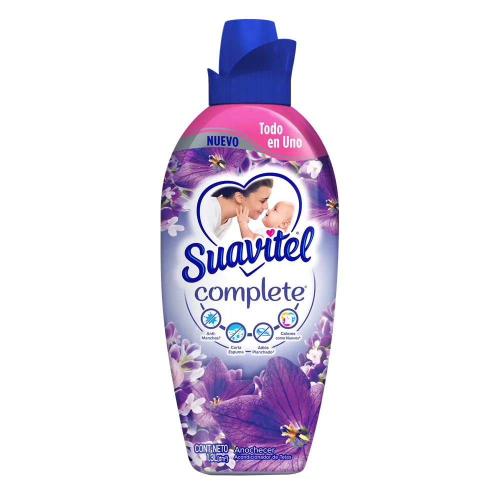 Suavizante Complete anochecer Suavitel 1.3 lt