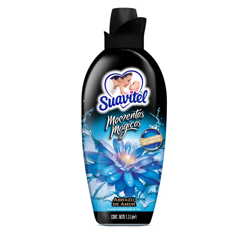 Suavizante Momentos Magicos abrazo de amor Suavitel 1.3 lt