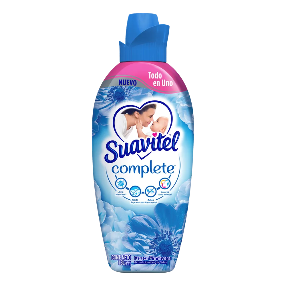Suavizante Complete fresca primavera Suavitel 1.3 lt