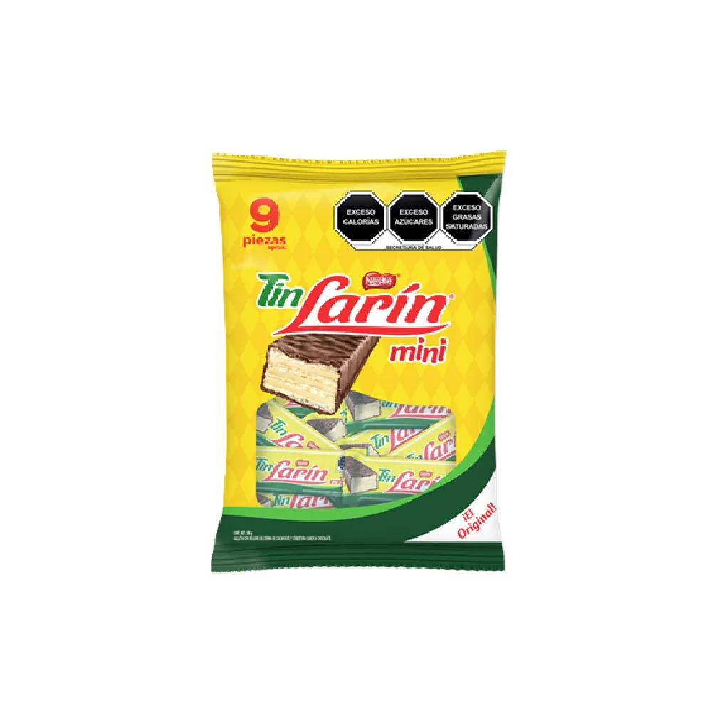 BOLSA CHOCOLATE TIN LARIN MINI NESTLE 108 GRAMOS