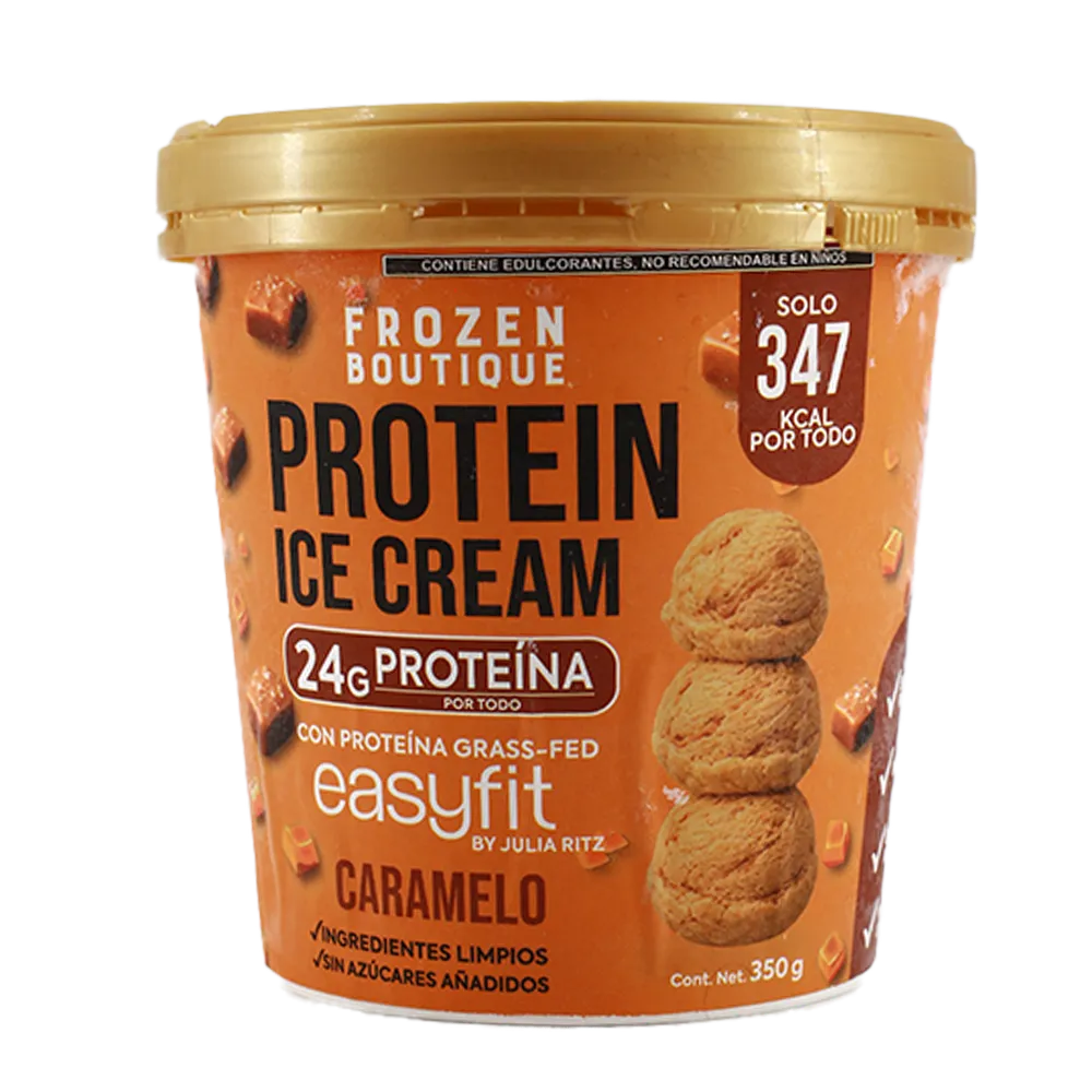 HELADO DE PROTEINA CARAMELO FROZEN BOUTIQUE 350 GRAMOS