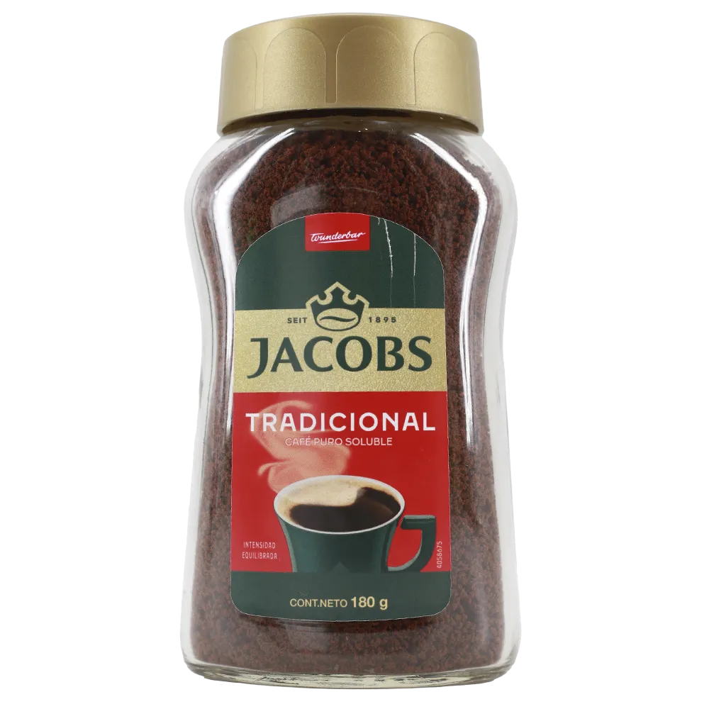 CAFE SOLUBLE TRADICIONAL JACOBS 180 GRAMOS