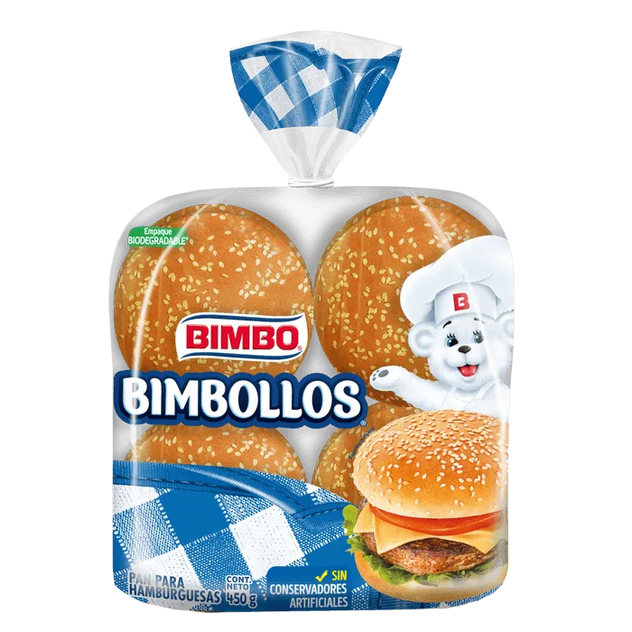 Pan Hamburguesa Bimbollos Bimbo 450 G