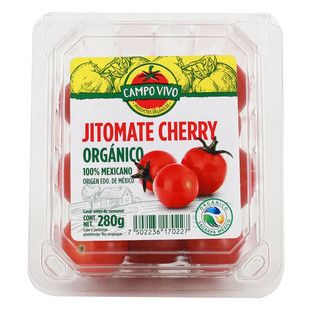 Tomate Cherry Orgánico Campo Vivo 280 g