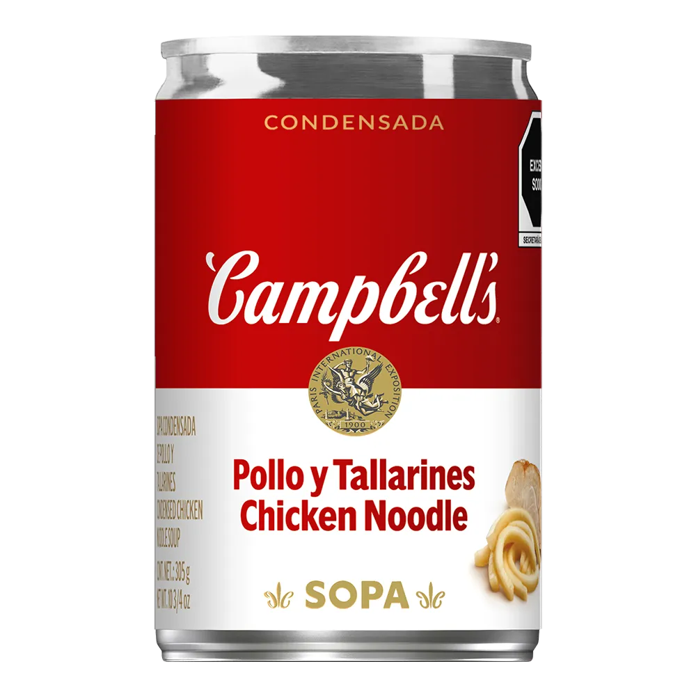 Sopa de pollo con tallarines Campbells 305 g