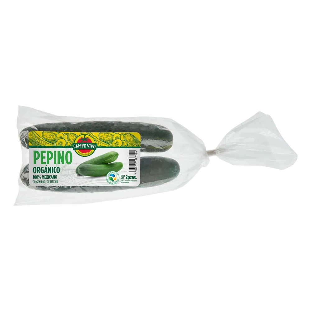 Pepino Orgánico Campo Vivo Pza