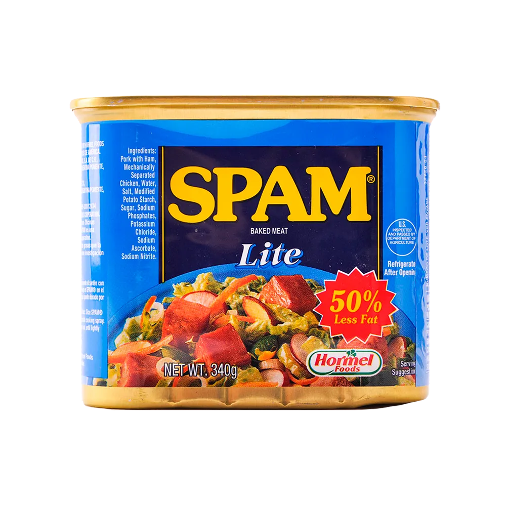 Carne De Cerdo Y Pollo Reducido En Grasa Spam 340 G