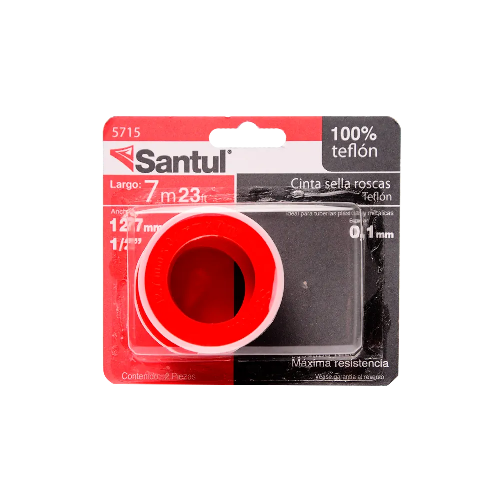 Cinta Teflon De 7M Santul 1 Pz