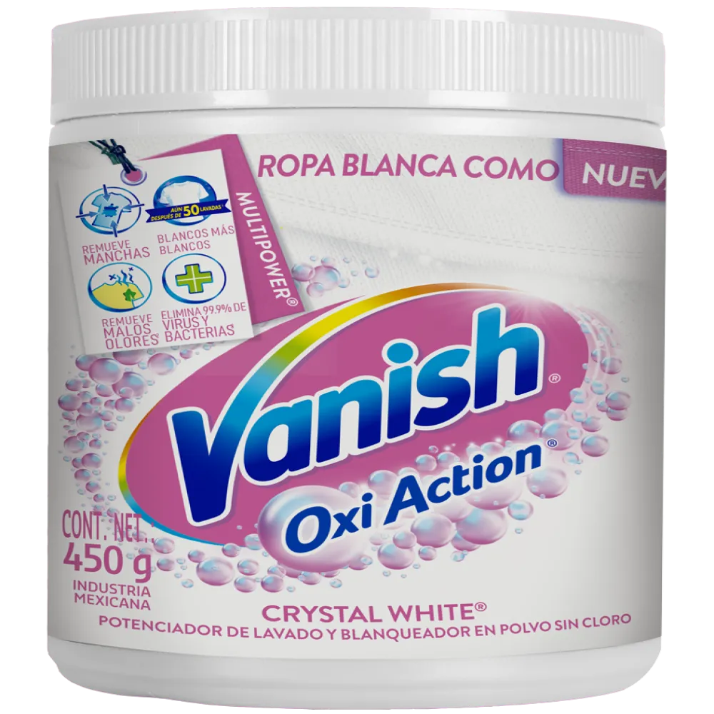 Removedor Quitamanchas Poder O2 Intelliig white Vanish 450 g