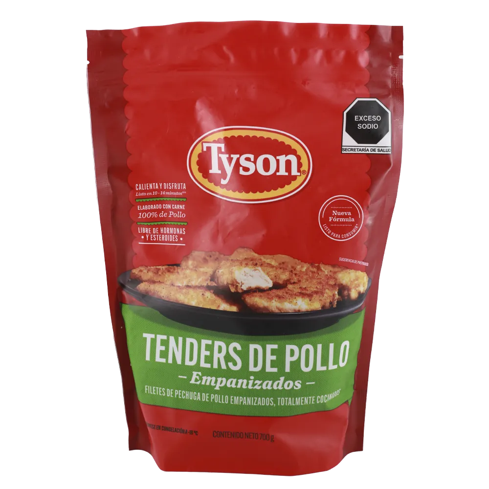 Tender De Pollo Empanizado Tyson 700 g