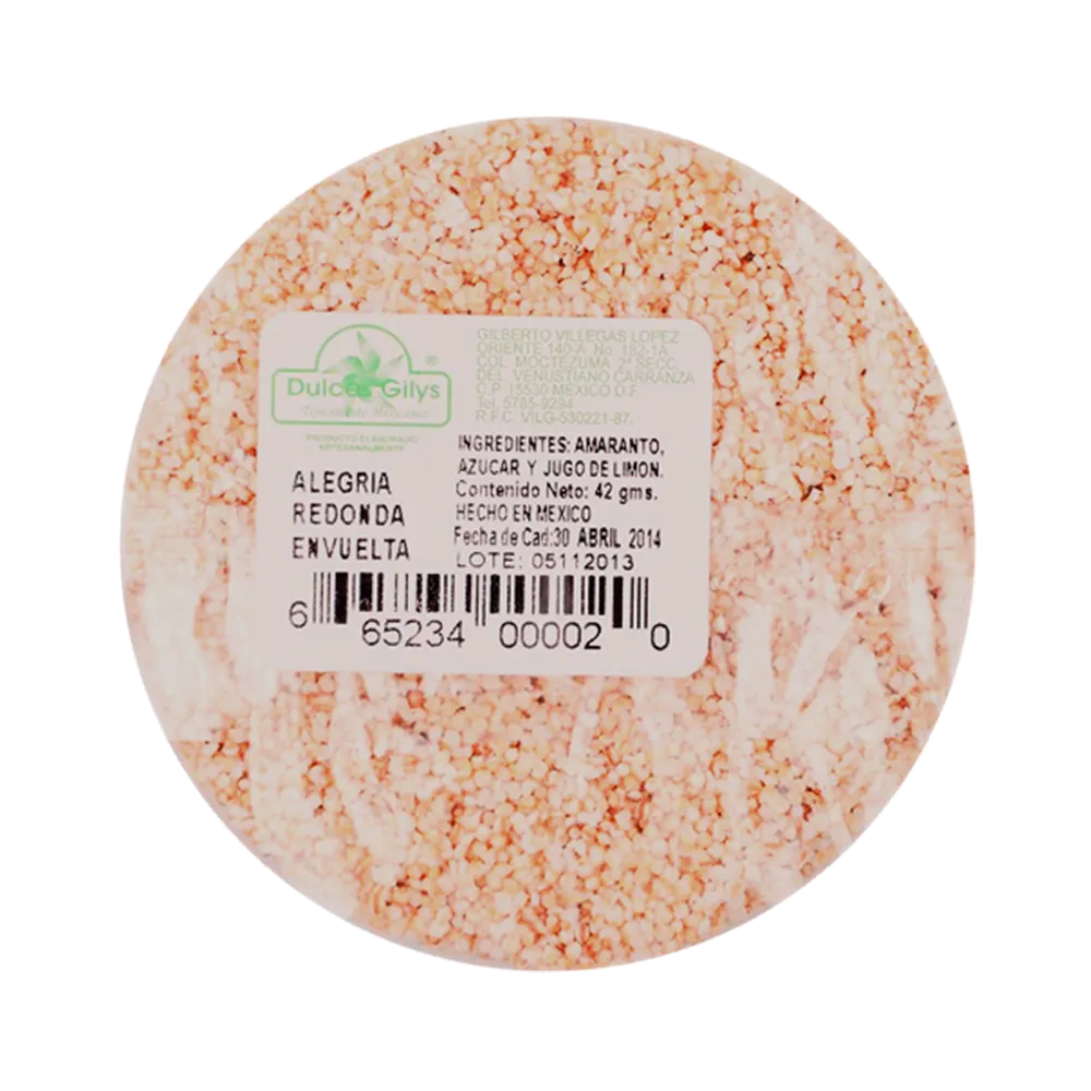 Alegria Redonda Envuelta Gilys 42 g