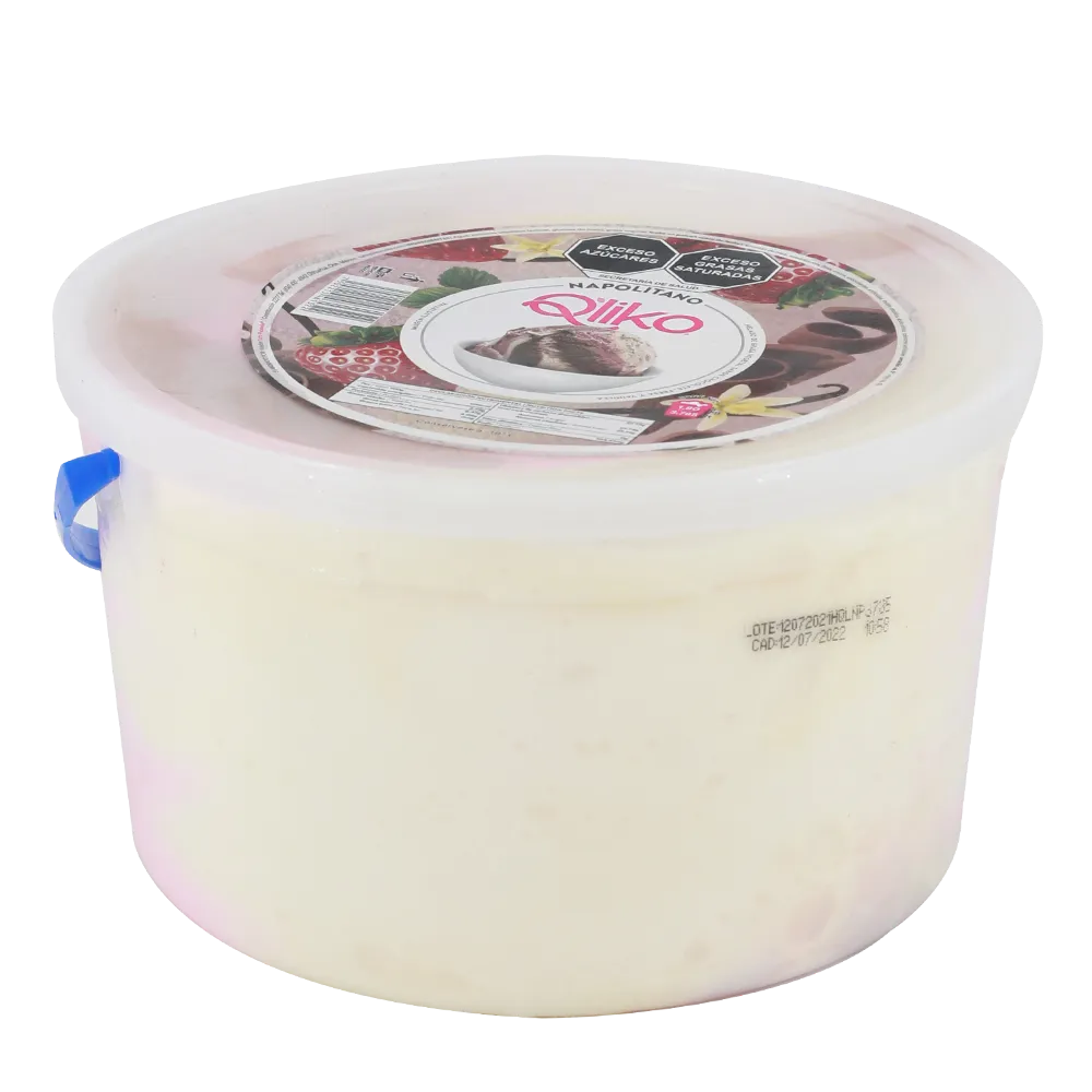 Helado Napolitano Q Liko 3.785 Lt