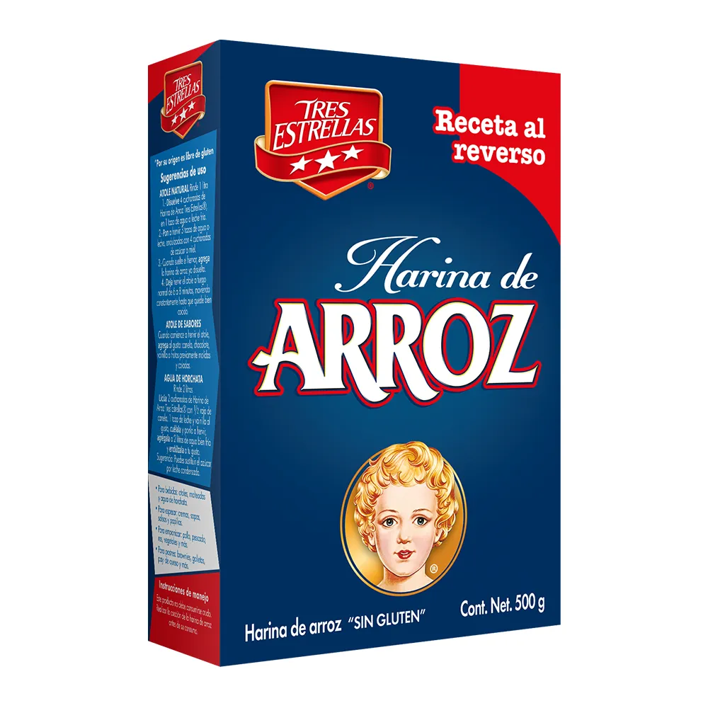 Harina De Arroz Tres Estrellas 500 g