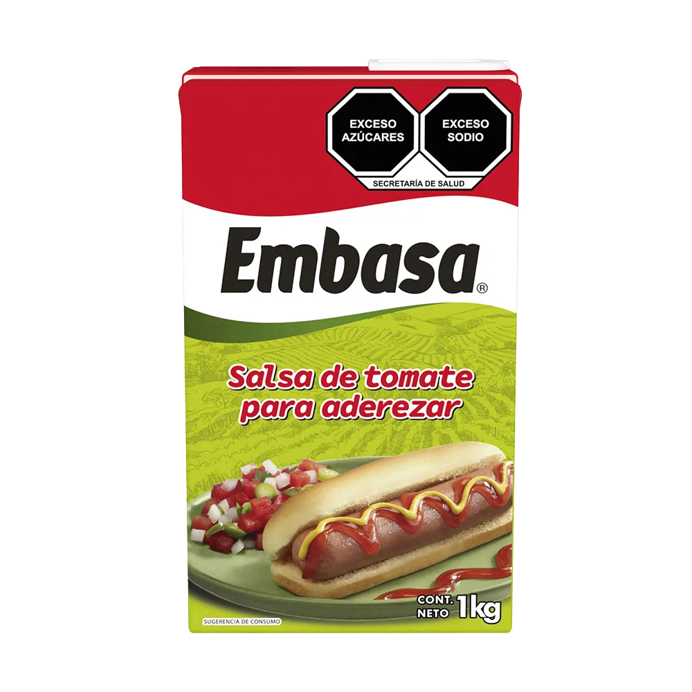 Salsa De Tomate Embasa 1 Kg