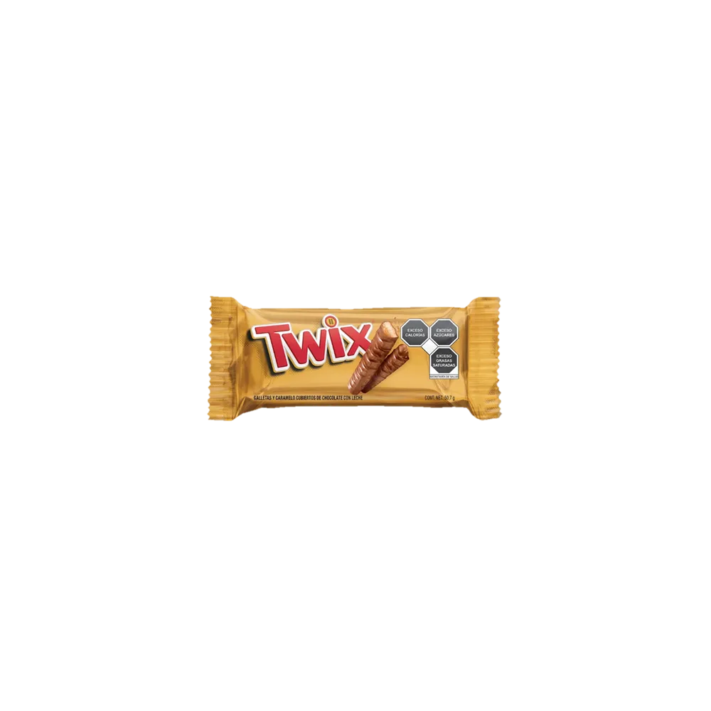 BARRA DE CHOCOLATE TWIX 50.7 GRAMO