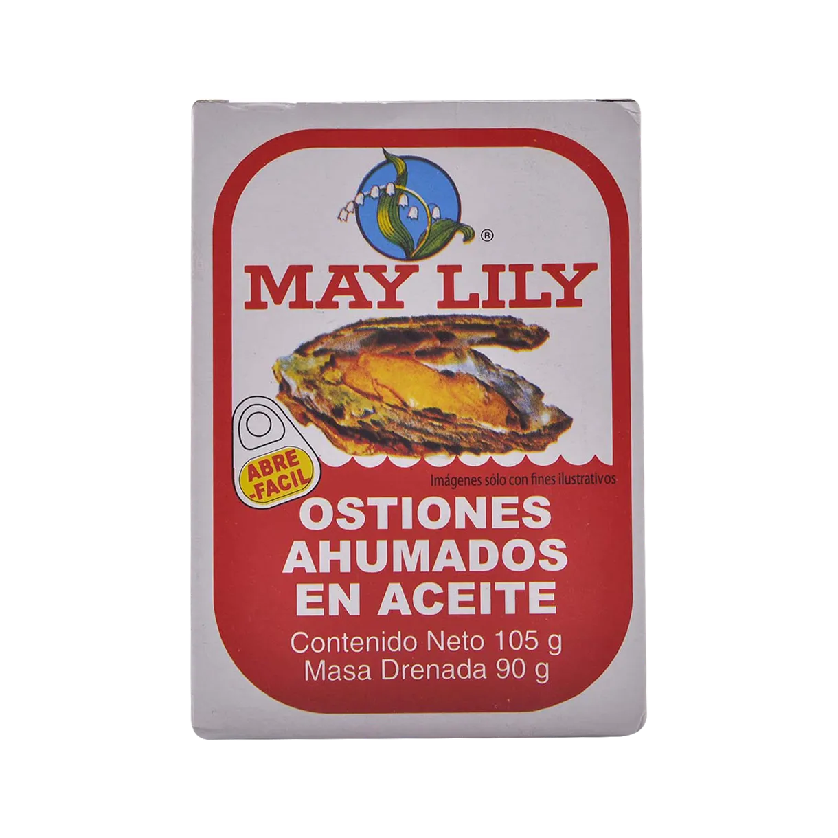 Ostiones Ahumados En Aceite May Lily 105 g