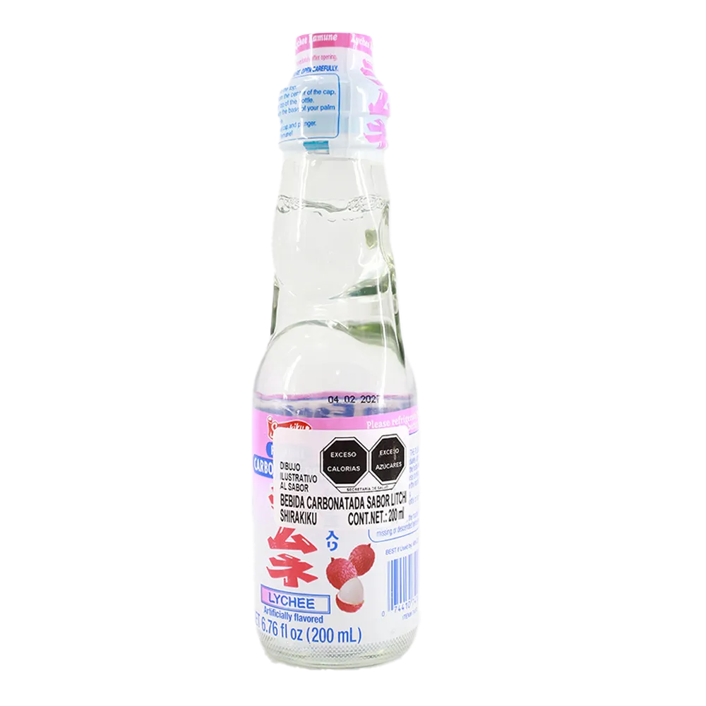 BEBIDA CARBONATADA LYCHEE SHIRAKIKU 200 MILILI