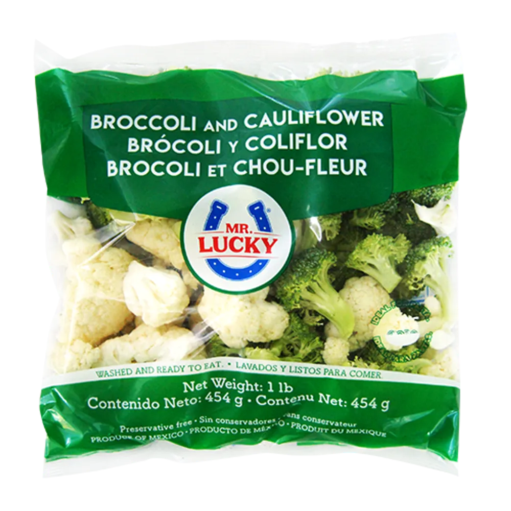 Floretes de brócoli y coliflor Mr. Lucky Pza