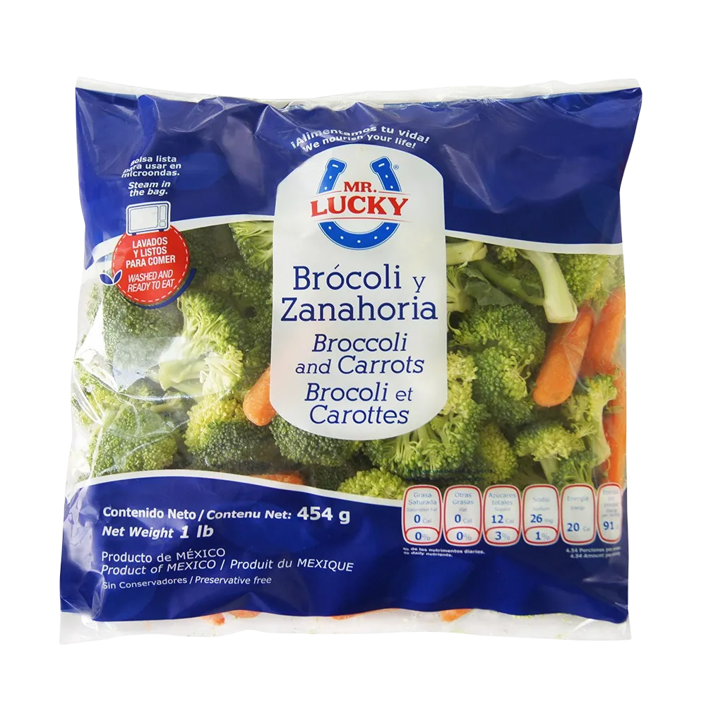 Floretes De Brócoli Con Zanahoria Mr Lucky 454 g