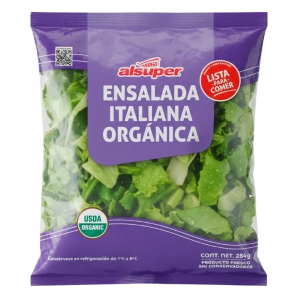 ENSALADA ITALIANA ORGANICA ALSUPER 1 PIEZA