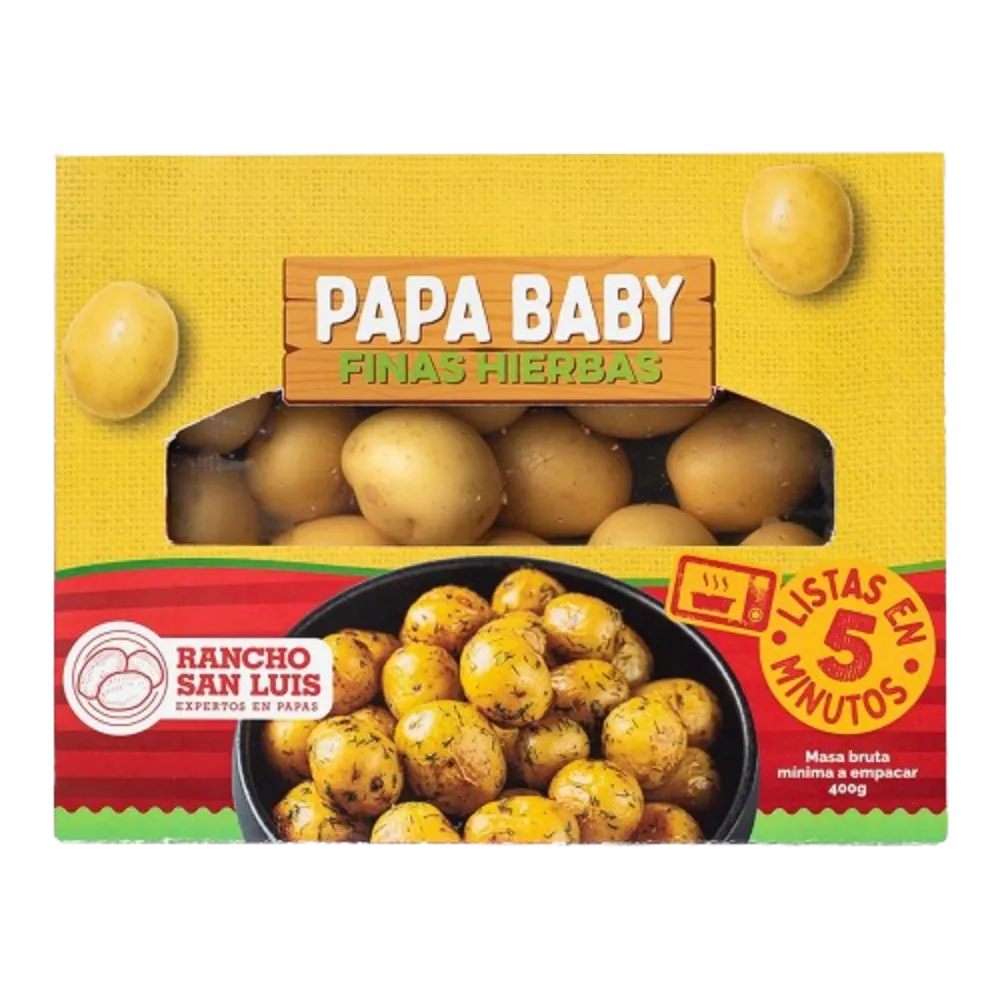 Papa Baby Finas Hierbas Rancho San Luis 400 Gr