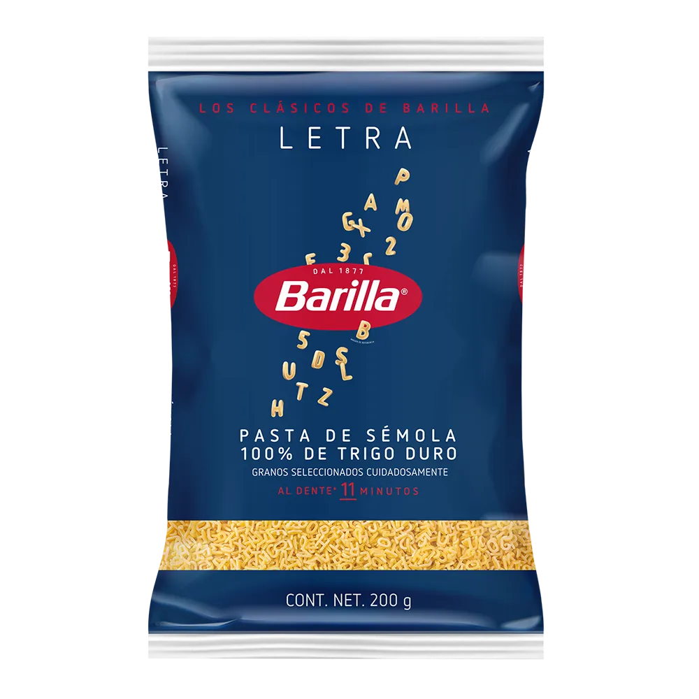Pasta Para Sopa Alfabeto Barilla 200 G