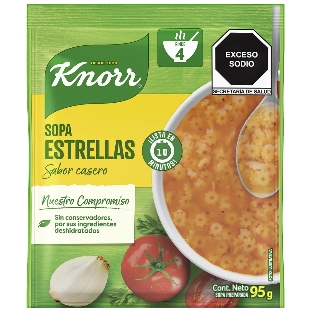 Sopa de estrellas Knorr 95 g