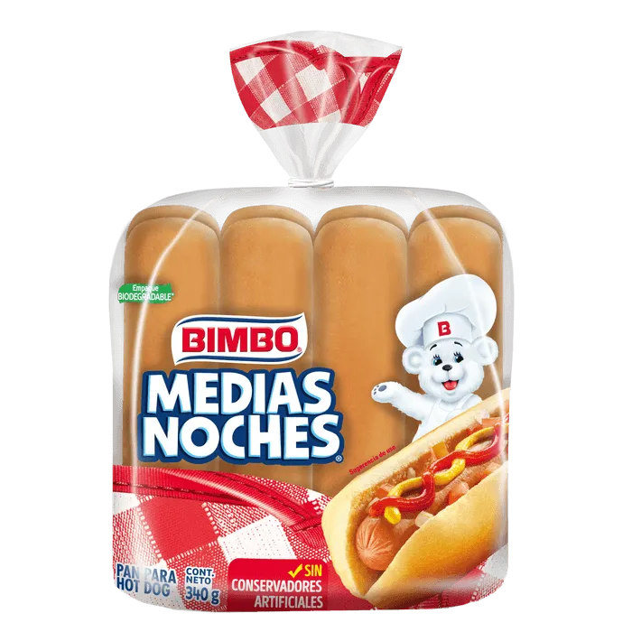 Pan Medias Noches Bimbo 340 G