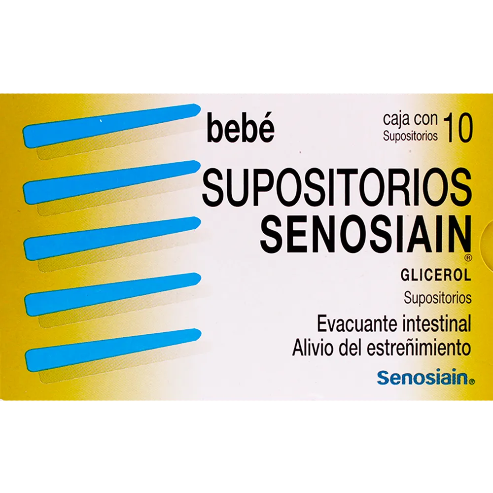 Sups Bebe 1.380 G 10 Supositorios Senosiain 1 Caja