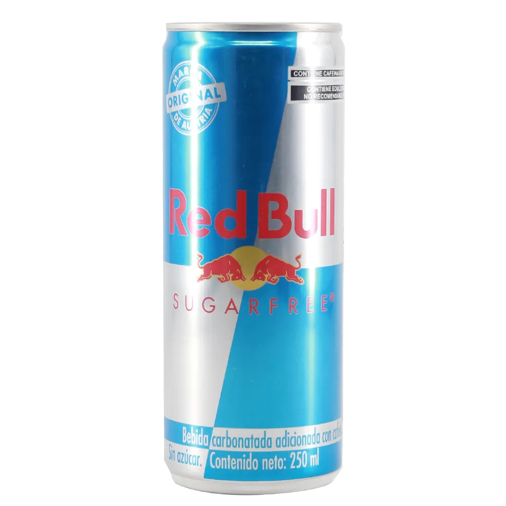 Bebida Energetica Sugar Free Red Bull 250 Ml