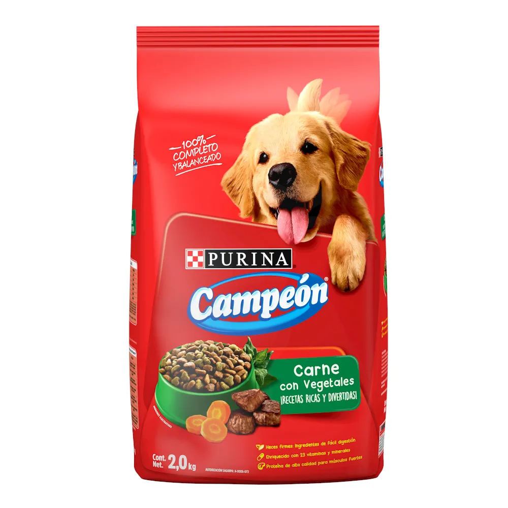Alimento Seco Para Perro Adulto Rec Caseras Rec Caseras Campeon 2 Kg