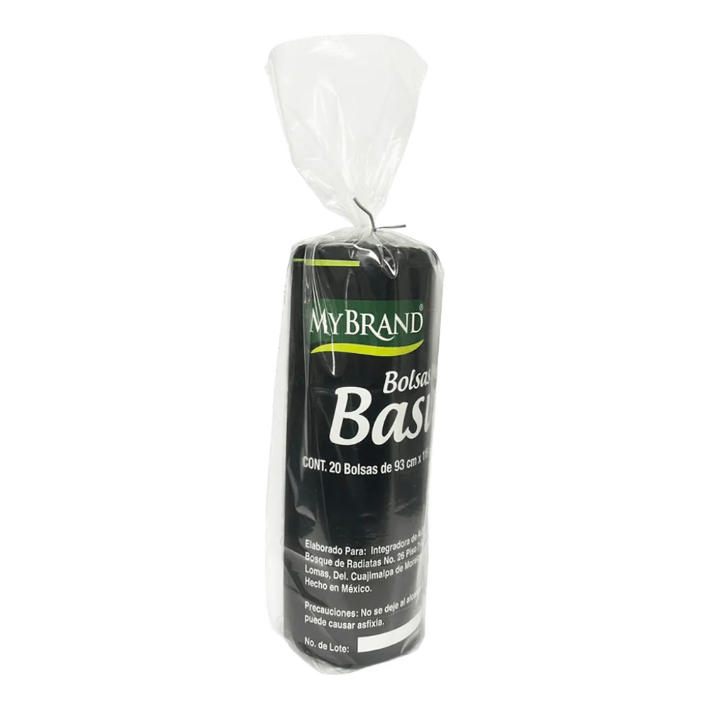 Bolsa Para Basura Rollo J 93X119 Mybrand 20 Pza