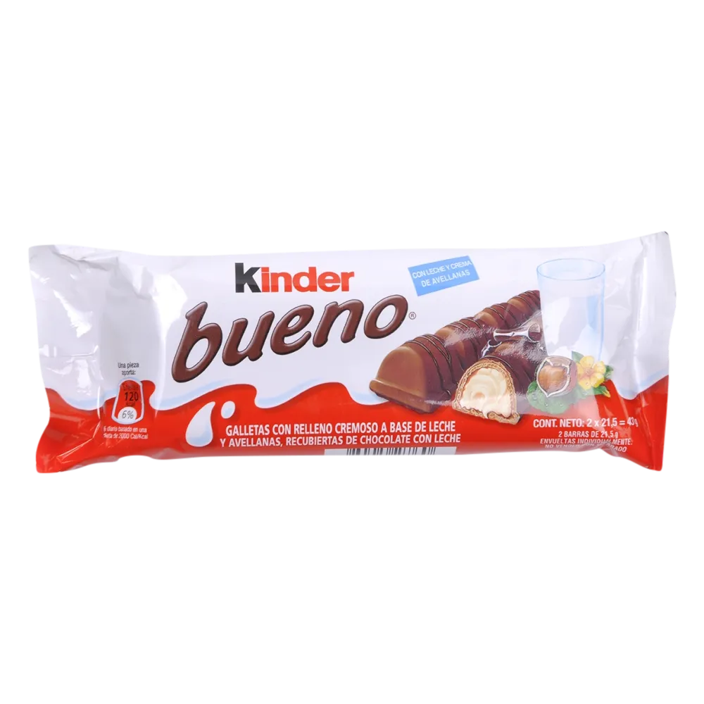 Barra Chocolate Bueno T2 Kinder 43 g