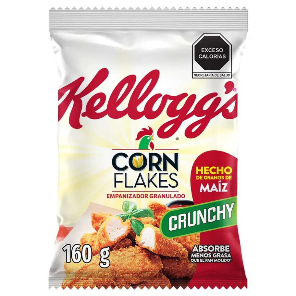 Bolsa Empanizador Granulado Corn Flakes Kelloggs 160 g