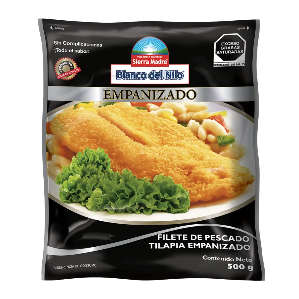 Filete De Pescado Empanizado Sierra Madre 500 Gr