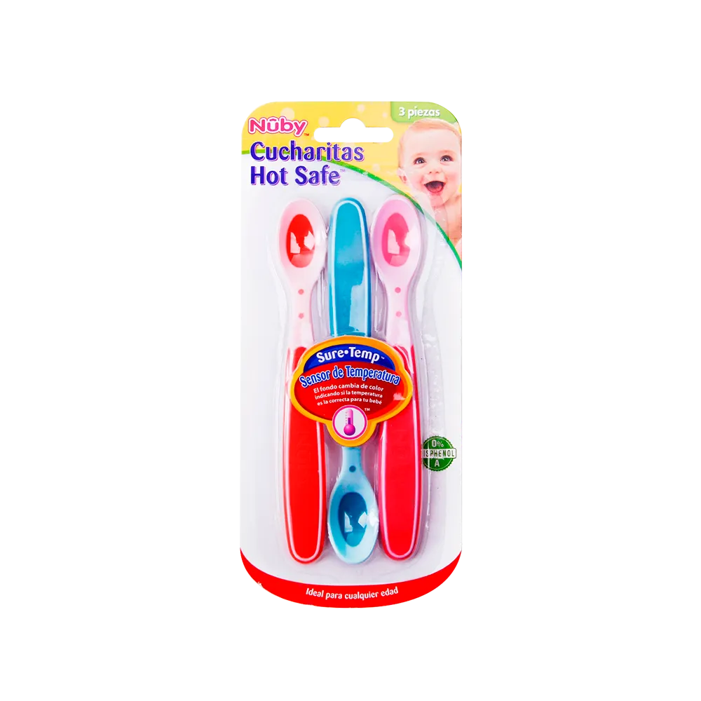 Cuchara Hot Safe Hot Safe Nuby 3 Pza
