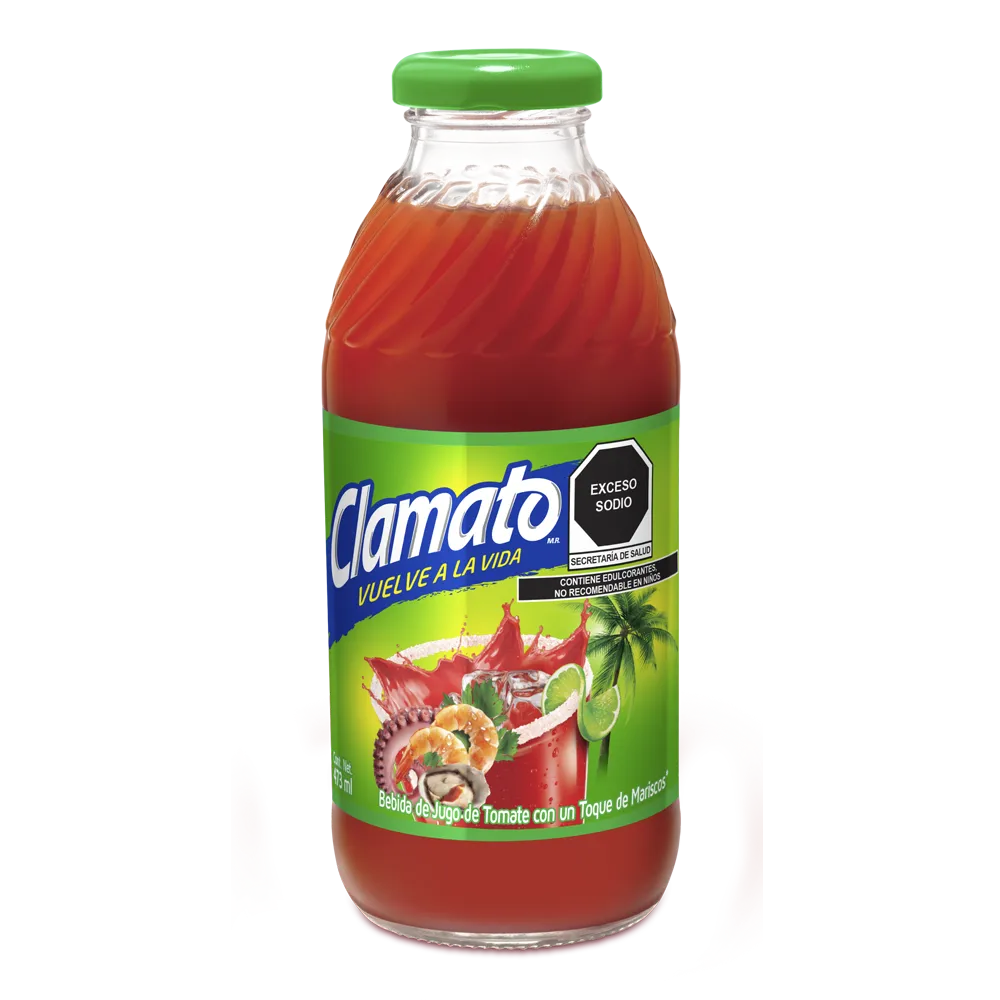 Coctel de Tomate Mariscos Clamato 473 Ml