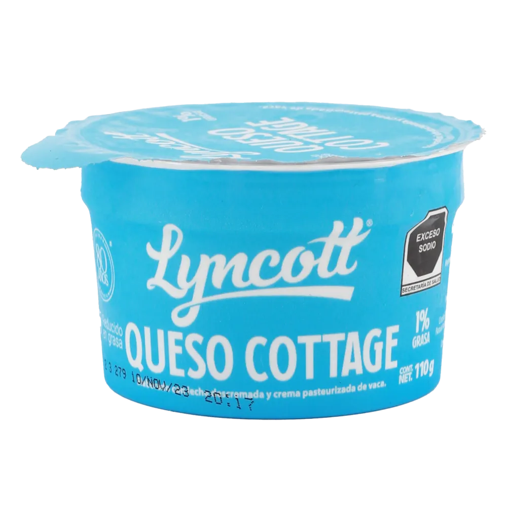 Queso Cottage Reducido En Grasas Lyncott 110 g