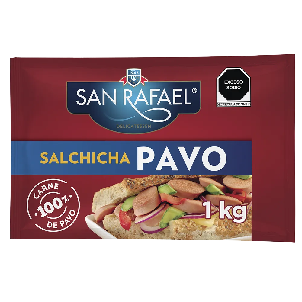 Salchicha Viena De Pavo San Rafael 1 Kg