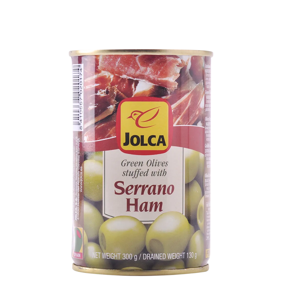 Aceituna Rellena Jamon Iberico Jolca 300 Gr