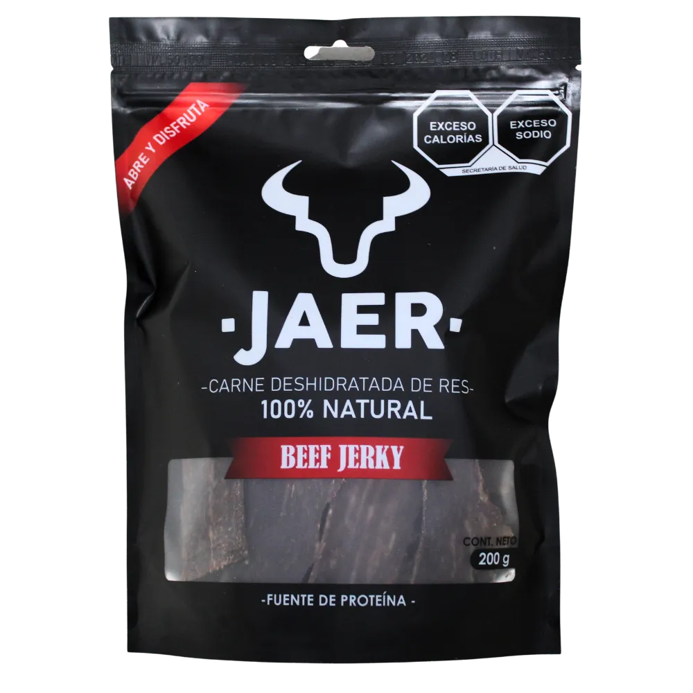 Carne Seca Trozo Natural Jaer 200 g