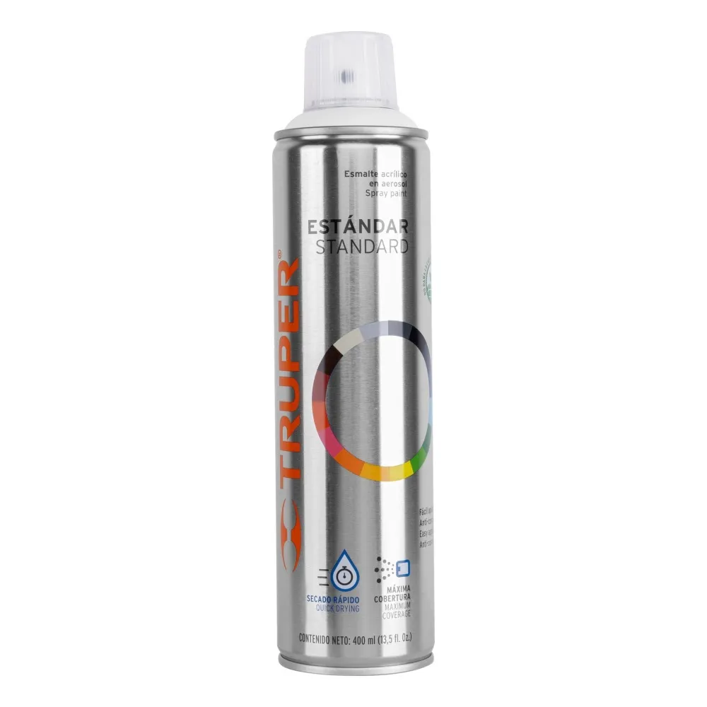 Pintura En Aerosol Blanco Mate Truper 400 Ml
