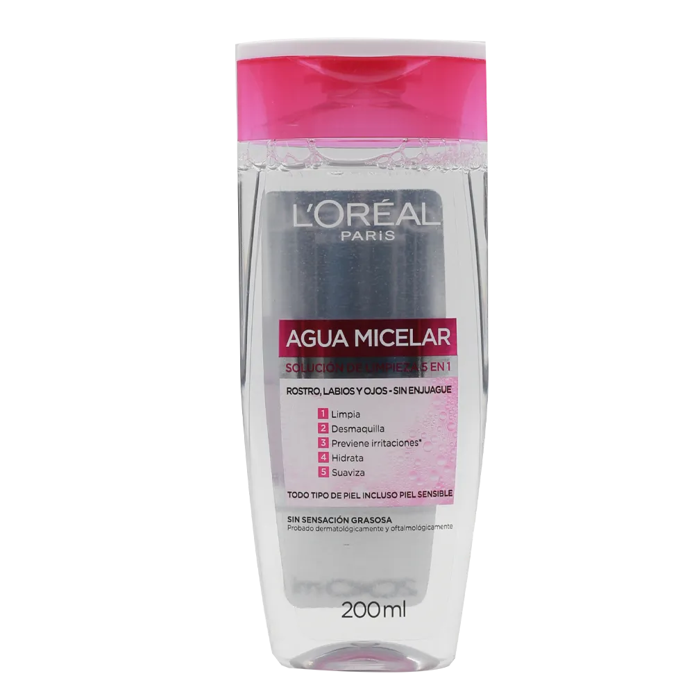 Agua Micelar 5 En 1 Loreal 200 Ml