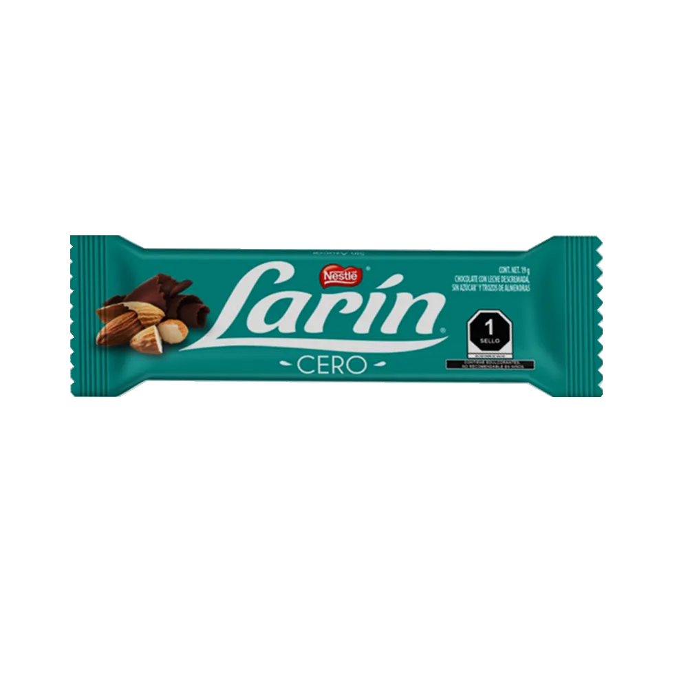Barra Chocolate Larin Sin Azucar Nestle 19 g