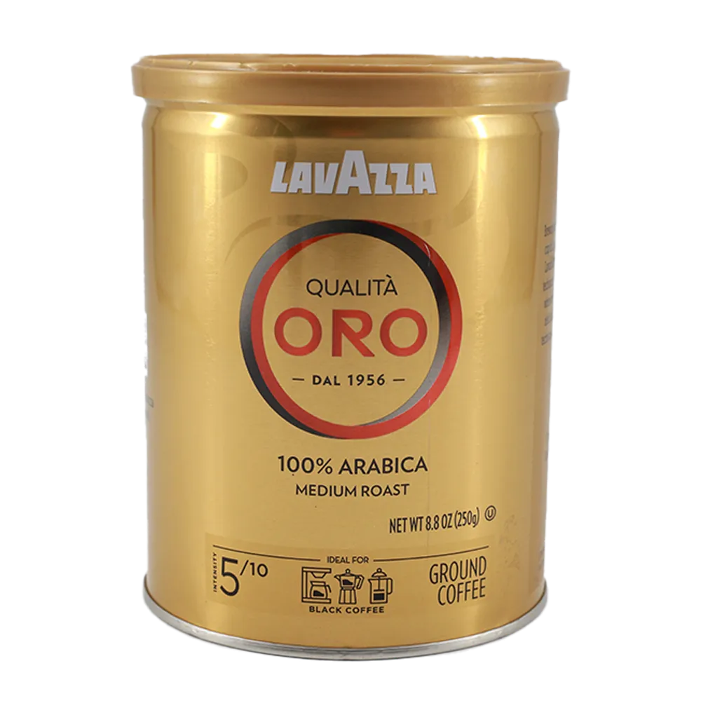 CAFE TOSTADO MOLIDO EN LATA QUALITA ORO LAVAZZA 250 GRAMOS
