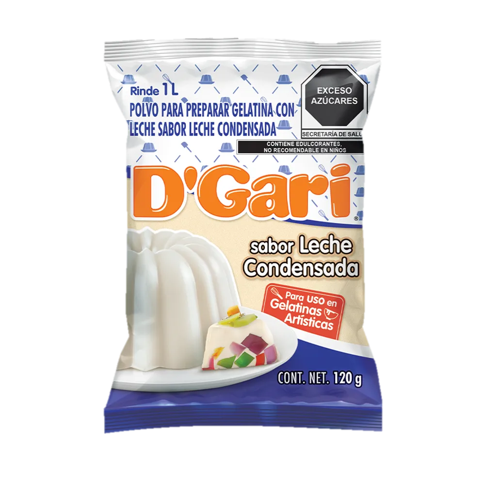 Gelatina Leche Condensada Dgari 120 Gr