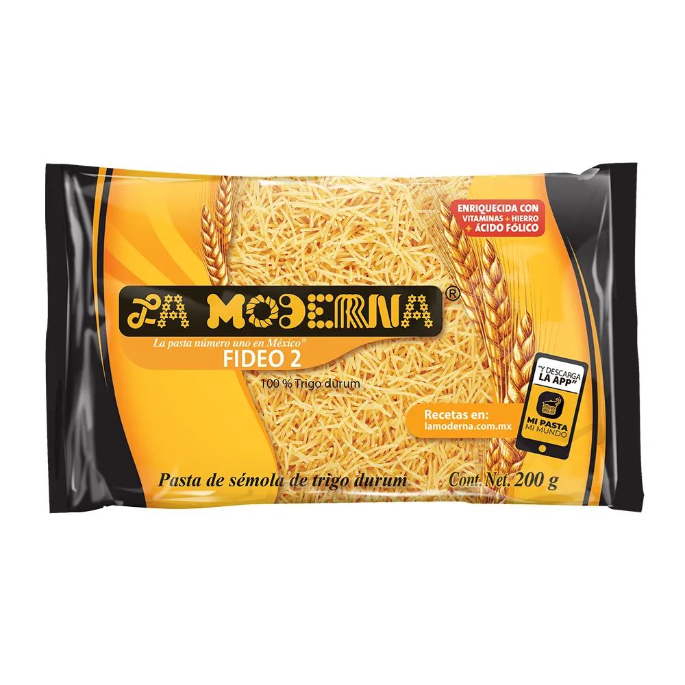 Pasta Para Sopa Fideo 2 La Moderna 200 g