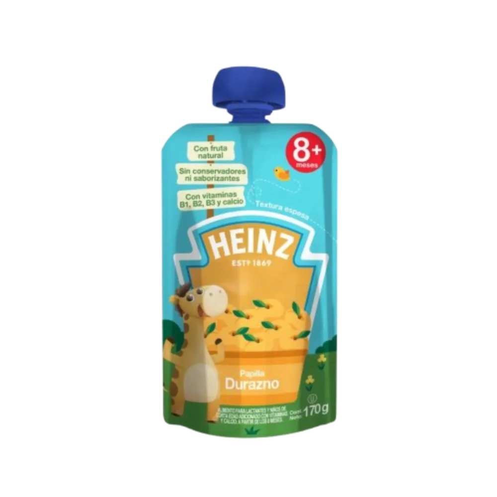 Papilla Pouch Durazno Heinz 170 g