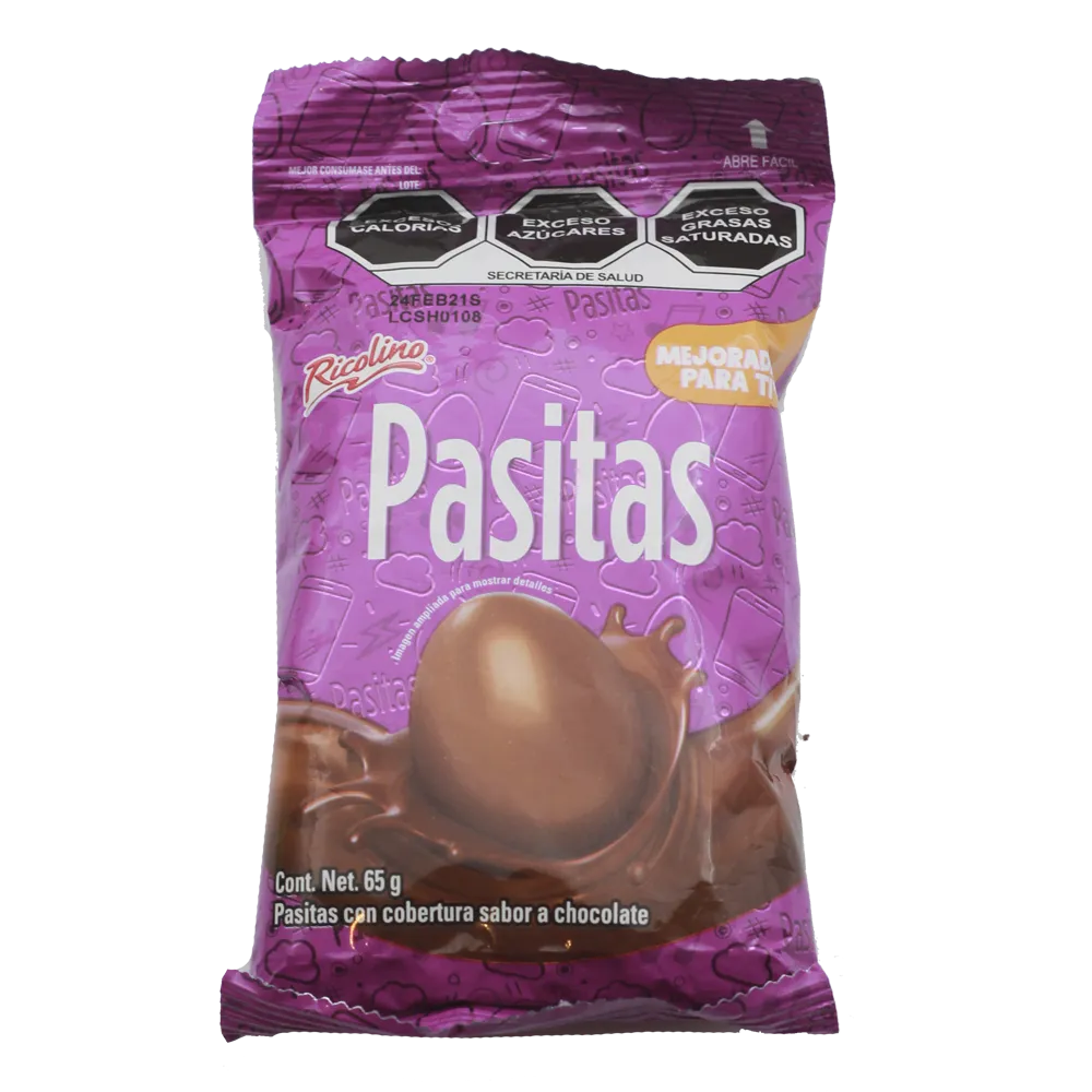 Pasitas Con Chocolate Ricolino 65 g