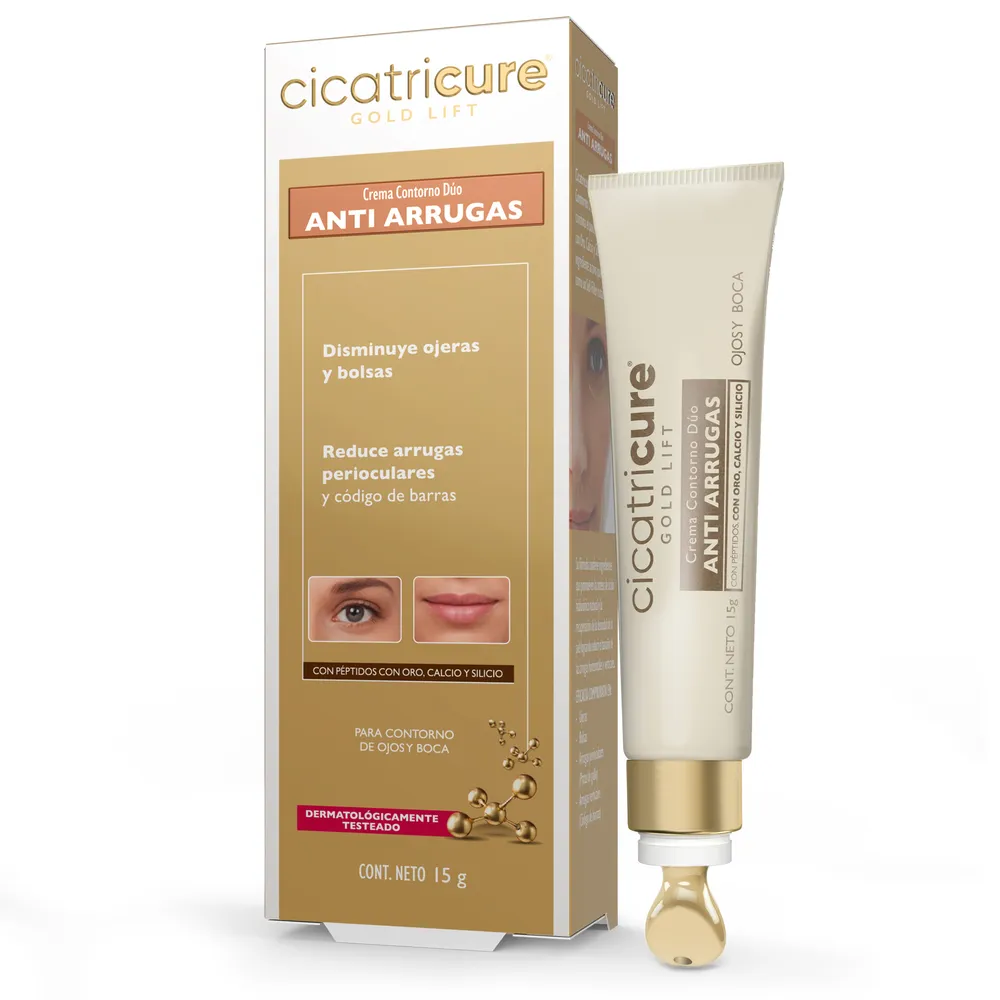 Cicatricure Gold Crema Ojos Y Boca Genomma Lab 15 g